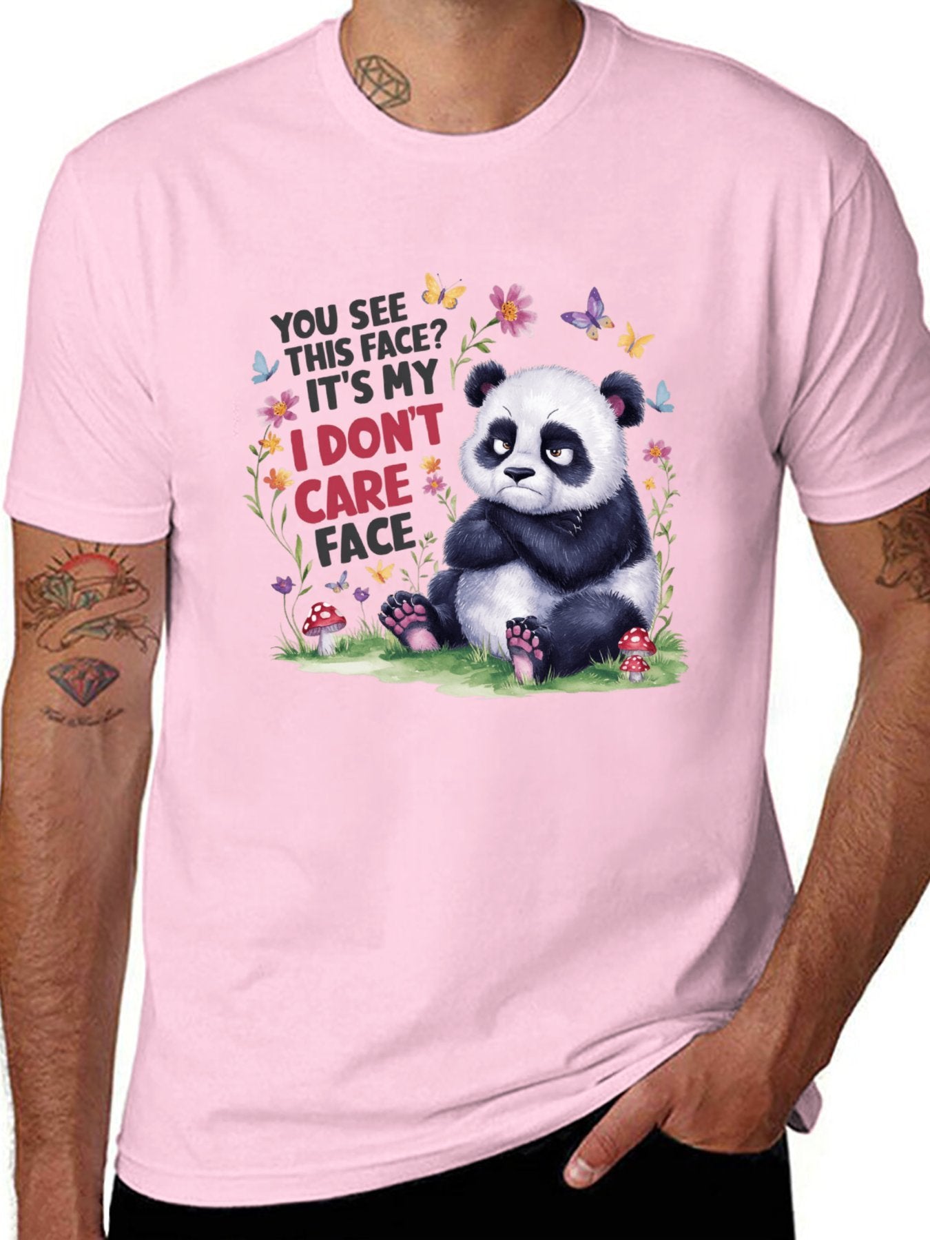 Funny Animals Unisex Cotton T-Shirt with Front Heat Transfer Print Xg2wdsr7c0y0