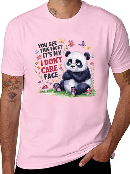 Funny Animals Unisex Cotton T-Shirt with Front Heat Transfer Print Xg2wdsr7c0y0
