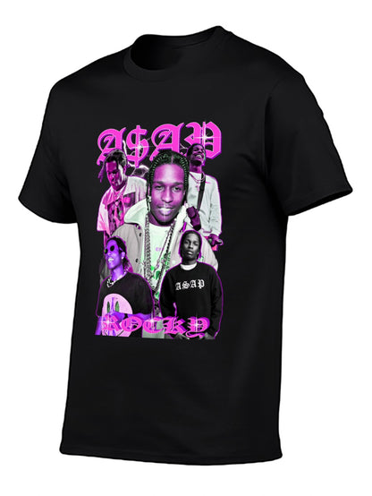 Music Unisex Cotton T-Shirt with Front Heat Transfer Print Xbb950ydo4o6
