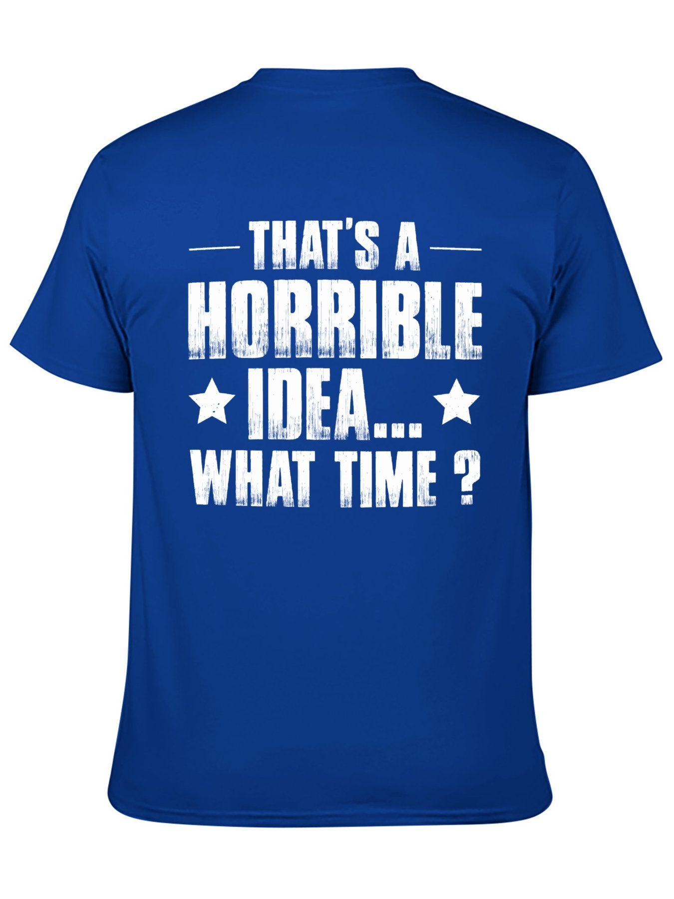 Unisex Cotton T-Shirt with Back Heat Transfer Printxb4432ekq12c