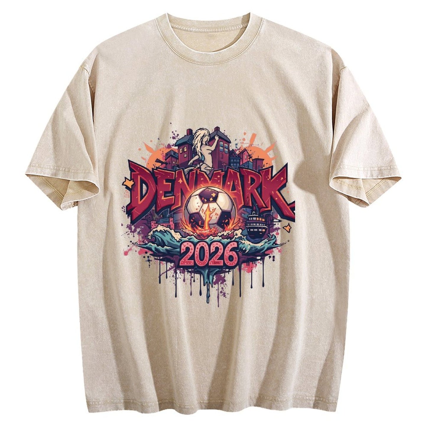 2026 World Cup Cotton T-Shirt Denmark