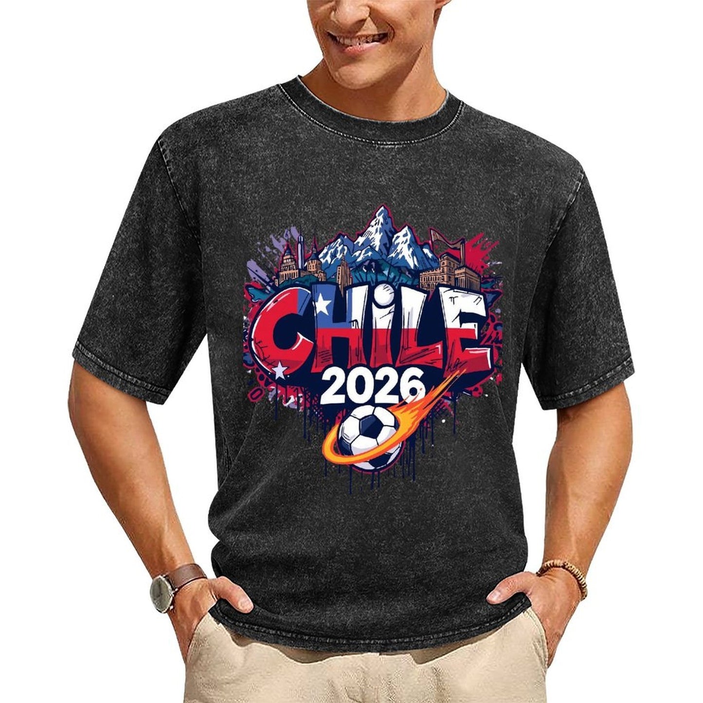2026 World Cup Cotton T-Shirt Chile