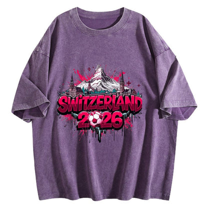 2026 World Cup Cotton T-Shirt Swizzerland