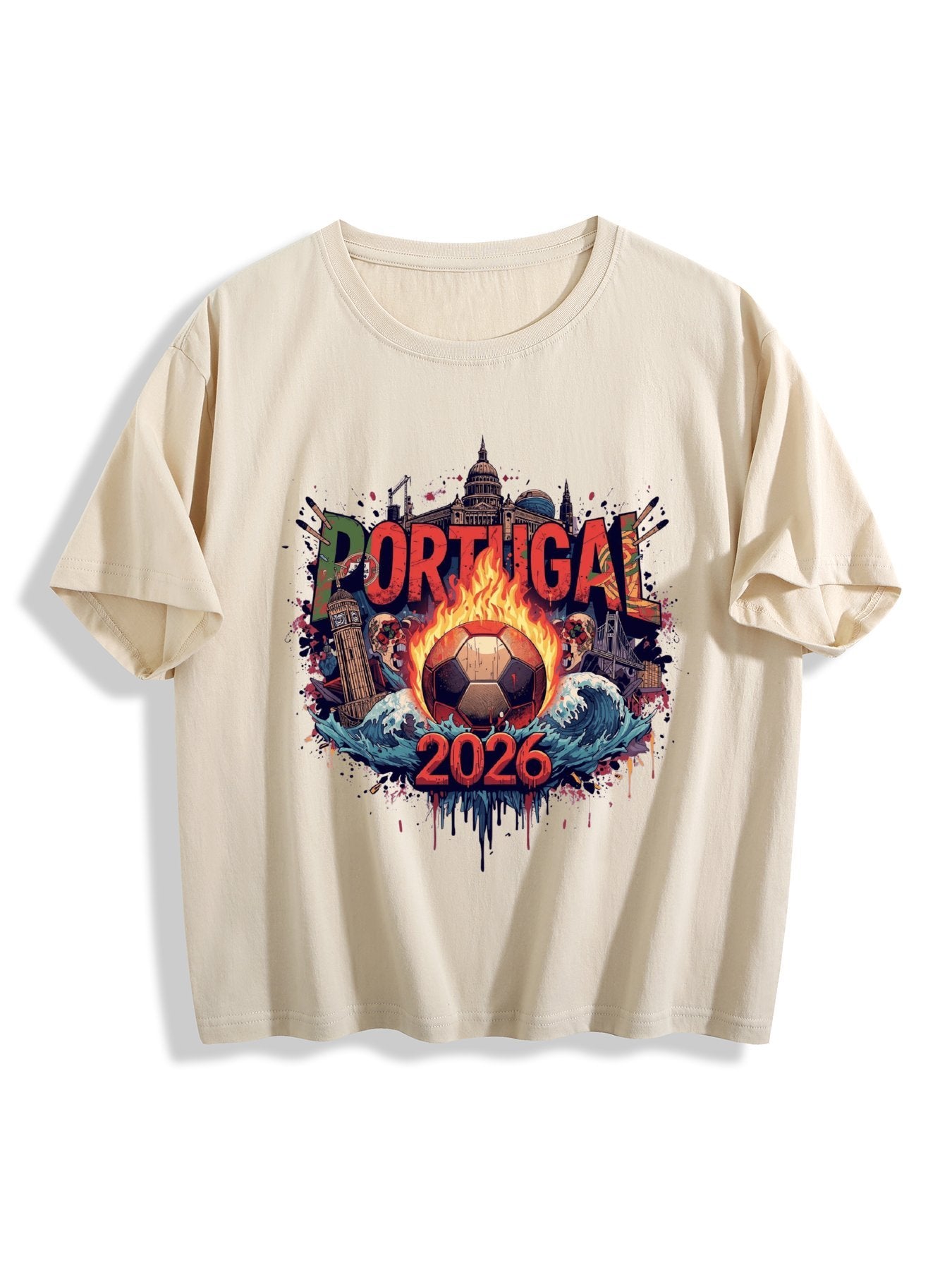 World Cup 2026 Women's Crop Top T-Shirt Portugal