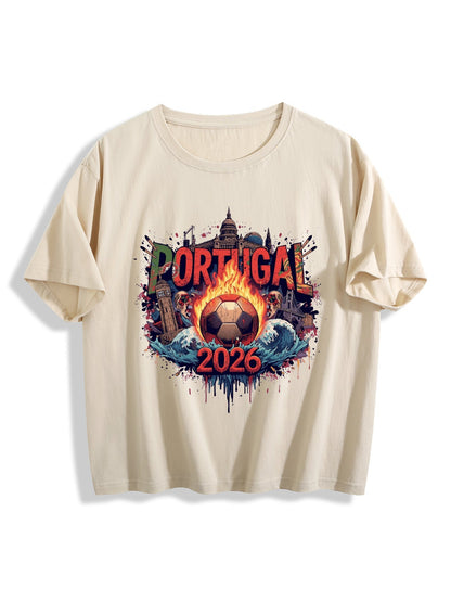 World Cup 2026 Women's Crop Top T-Shirt Portugal