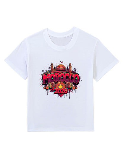 Wolrd Cup 2026 Children's T-shirt Morocco
