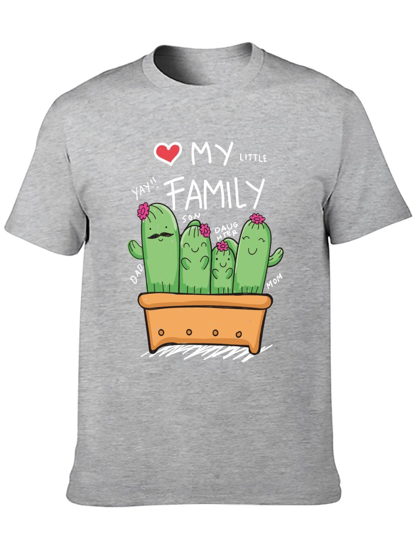 Funny Animals Unisex Cotton T-Shirt with Front Heat Transfer Print Xg2wd2xenkpp