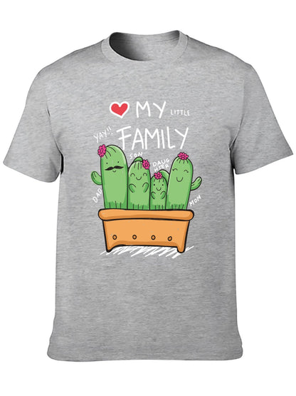 Funny Animals Unisex Cotton T-Shirt with Front Heat Transfer Print Xg2wd2xenkpp