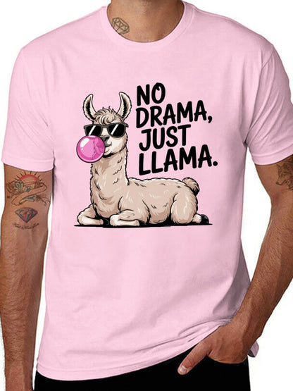 Funny Animals Unisex Cotton T-Shirt with Front Heat Transfer Print Xg2wd2qm6jrx