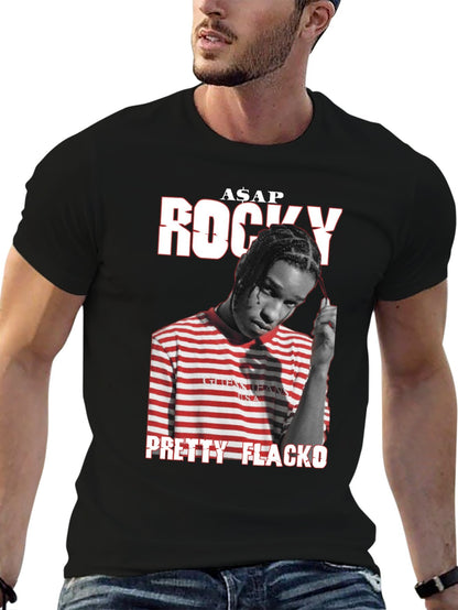 Music Unisex Cotton T-Shirt with Front Heat Transfer Print Xbbxosb3ly61