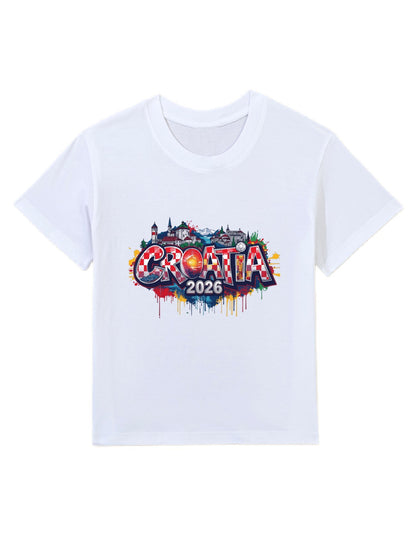 Wolrd Cup 2026 Children's T-shirt Croatia