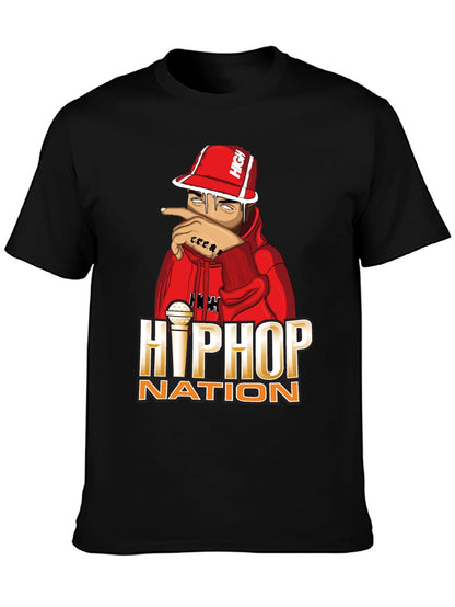 Music Unisex Cotton T-Shirt with Front Heat Transfer Print Xbbxy8xc629k