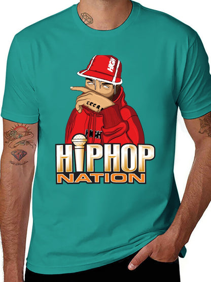 Music Unisex Cotton T-Shirt with Front Heat Transfer Print Xbbxy8xc629k