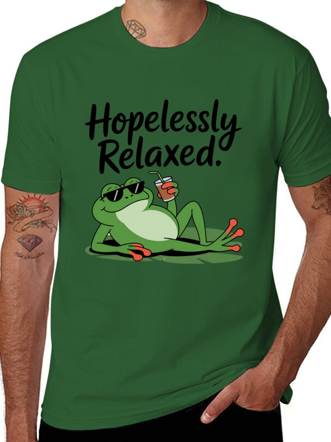 Funny Animals Unisex Cotton T-Shirt with Front Heat Transfer Print Xg2wdd45qp80