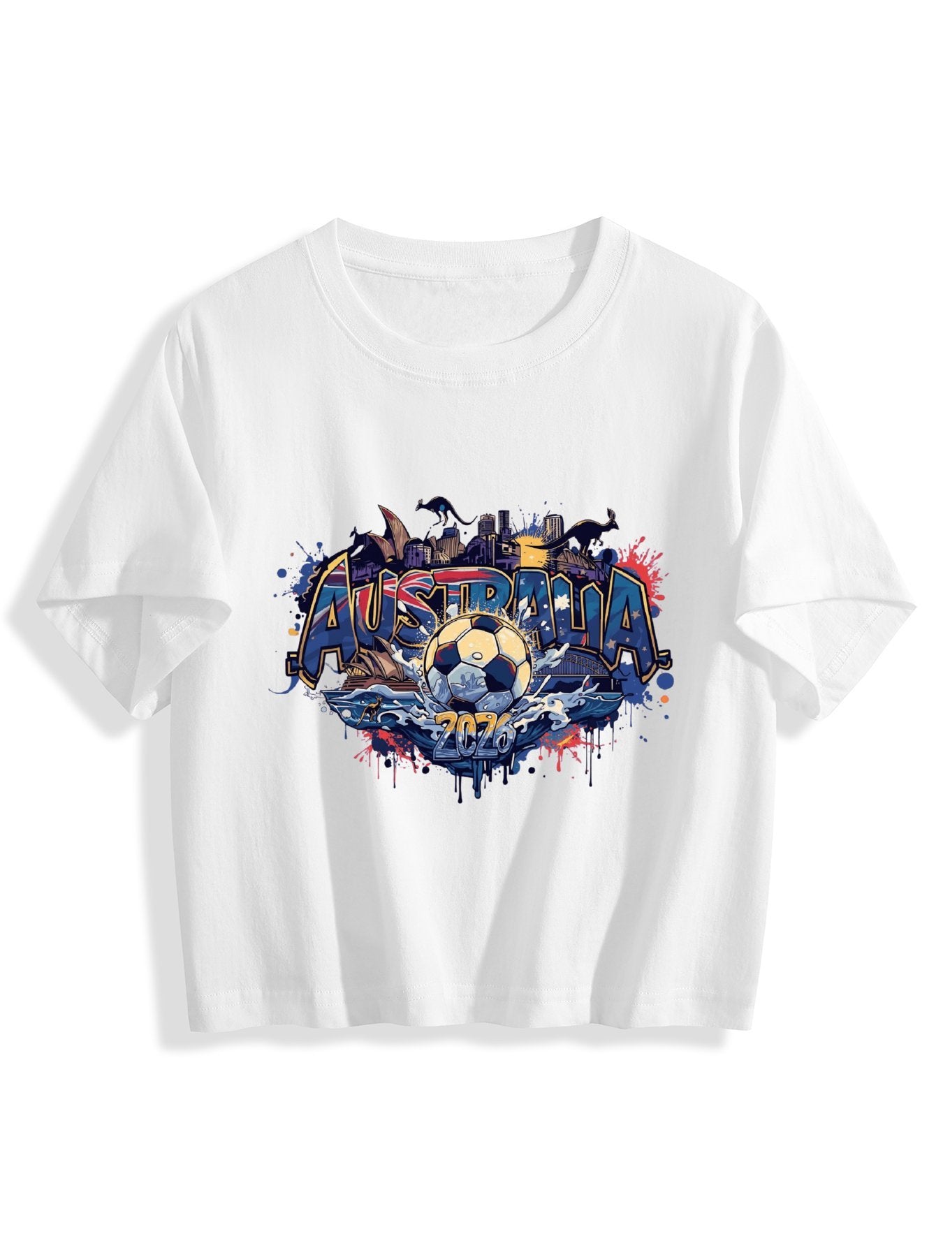 World Cup 2026 Women's Crop Top T-Shirt Australia