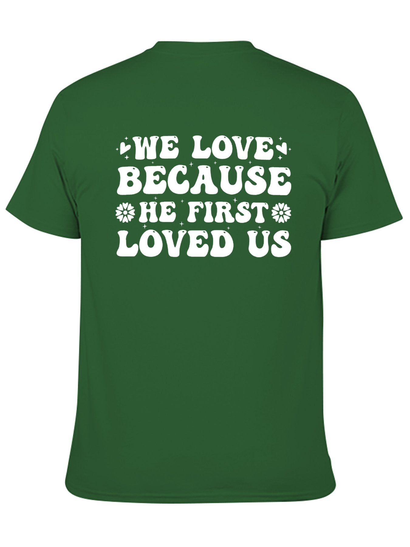 Unisex Cotton T-Shirt with Back Heat Transfer Printxb9hztqm99be