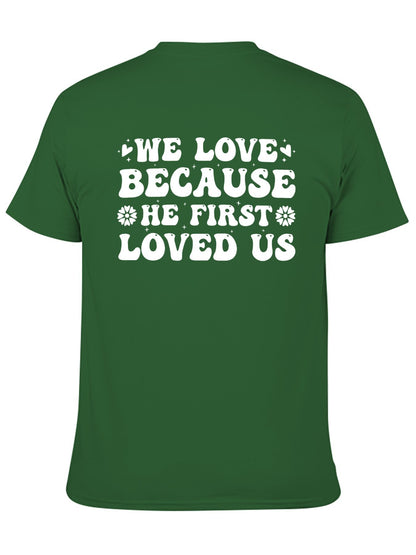Unisex Cotton T-Shirt with Back Heat Transfer Printxb9hztqm99be