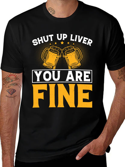 Unisex Cotton T-Shirt with Front Heat Transfer Printxb4v2e3oen2v