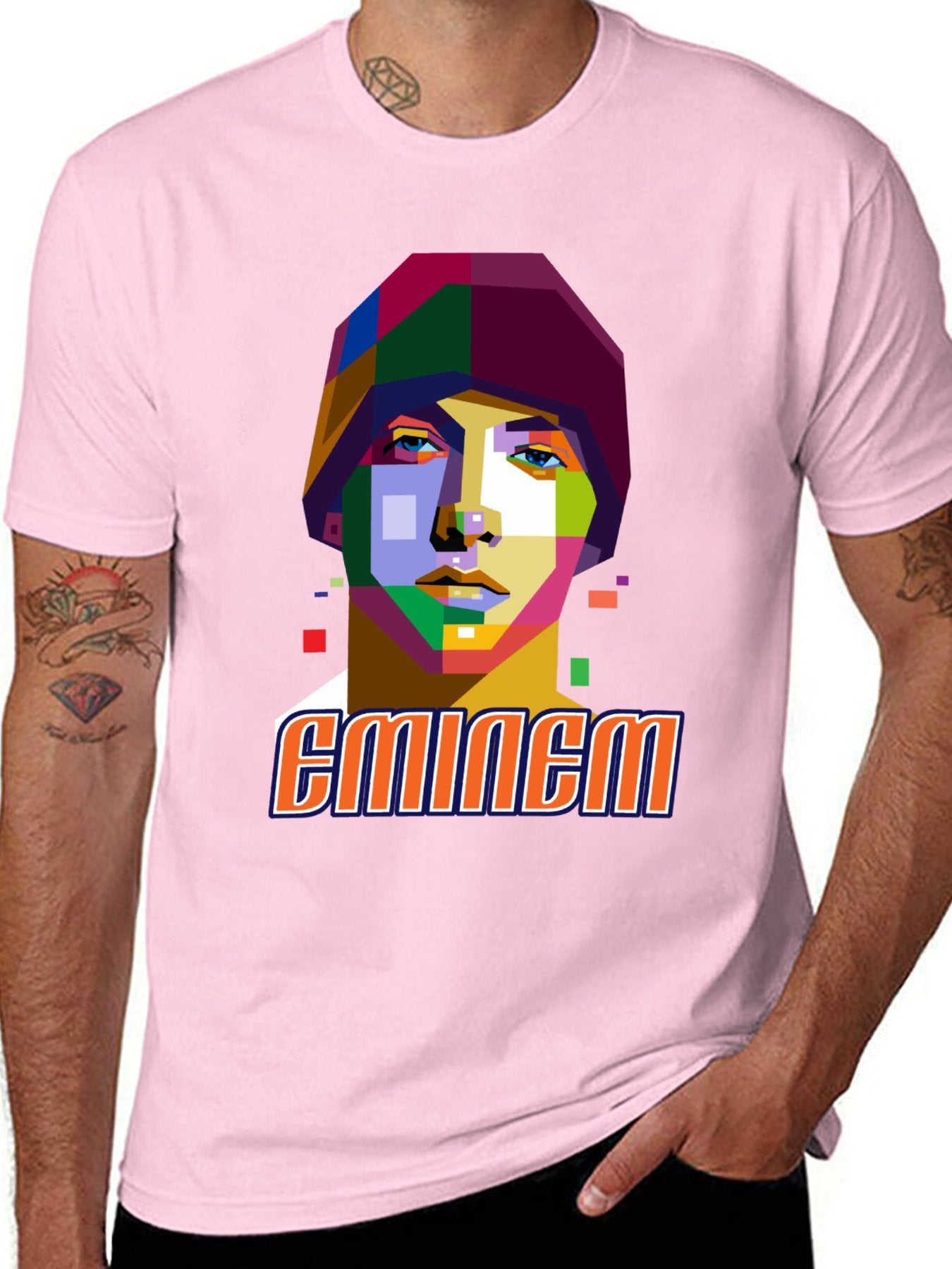 Music Unisex Cotton T-Shirt with Front Heat Transfer Print Xbbxy8fbxc5u