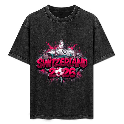 2026 World Cup Cotton T-Shirt Swizzerland