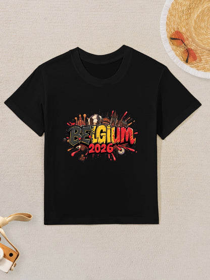 Wolrd Cup 2026 Children's T-shirt Belgium