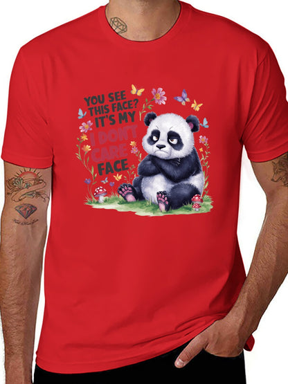 Funny Animals Unisex Cotton T-Shirt with Front Heat Transfer Print Xg2wdsr7c0y0
