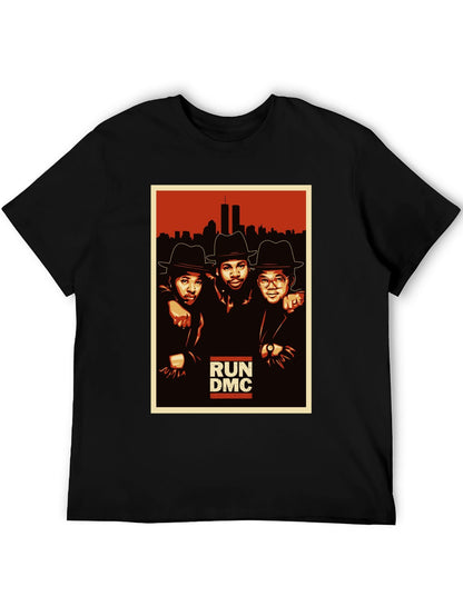 Music Unisex Cotton T-Shirt with Front Heat Transfer Print Xbbxy8v642mx