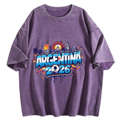 2026 World Cup Cotton T-Shirt Argentina