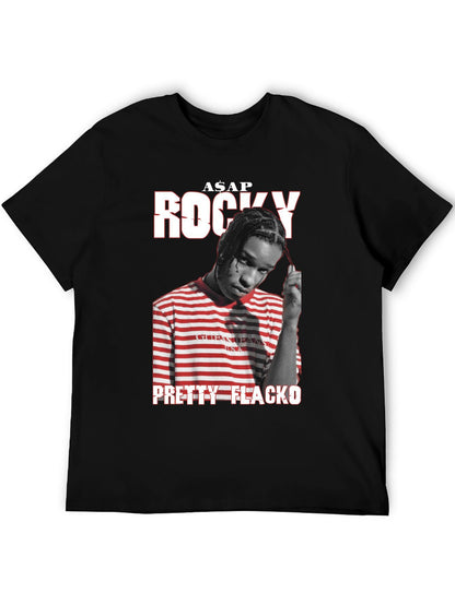 Music Unisex Cotton T-Shirt with Front Heat Transfer Print Xbbxosb3ly61