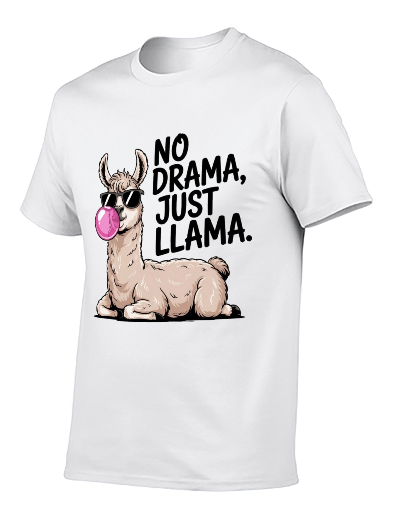 Funny Animals Unisex Cotton T-Shirt with Front Heat Transfer Print Xg2wd2qm6jrx