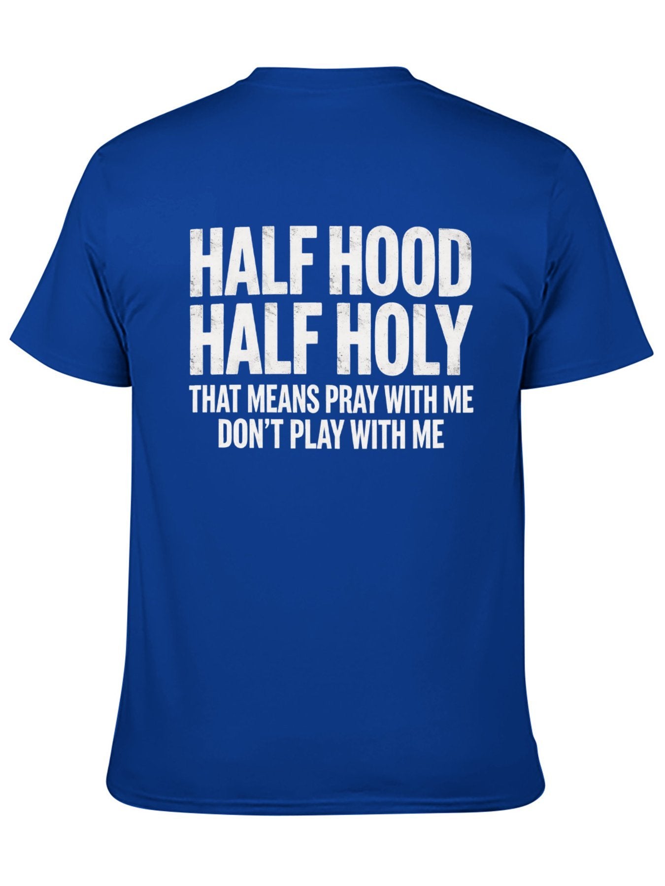 Unisex Cotton T-Shirt with Back Heat Transfer Printxgs959nxpfo6