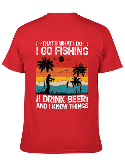 Unisex Cotton T-Shirt with Back Heat Transfer Printxb443db7equq