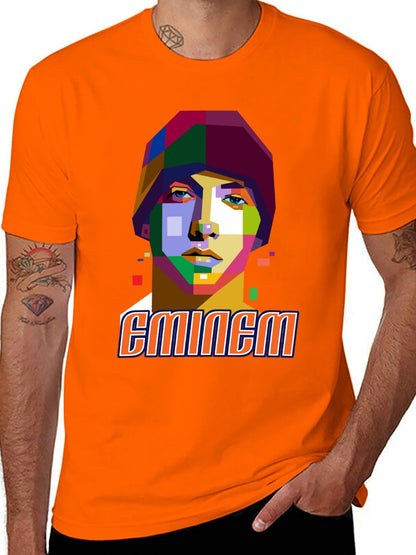 Music Unisex Cotton T-Shirt with Front Heat Transfer Print Xbbxy8fbxc5u