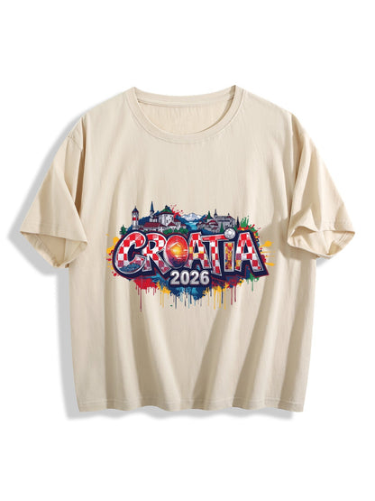 World Cup 2026 Women's Crop Top T-Shirt Croatia