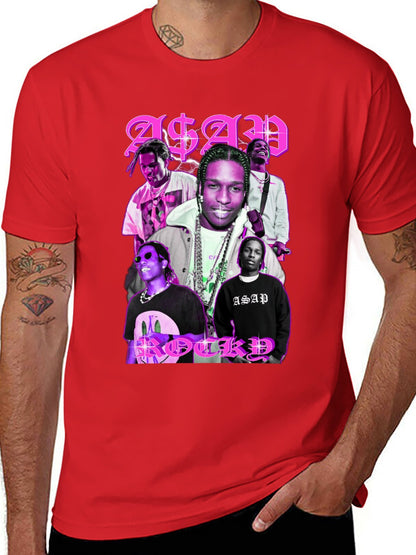 Music Unisex Cotton T-Shirt with Front Heat Transfer Print Xbb950ydo4o6