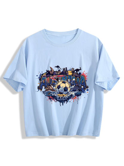 World Cup 2026 Women's Crop Top T-Shirt Australia