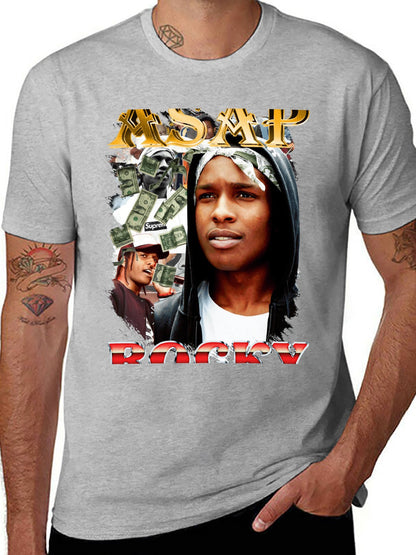 Music Unisex Cotton T-Shirt with Front Heat Transfer Print Xbb950yo42vp