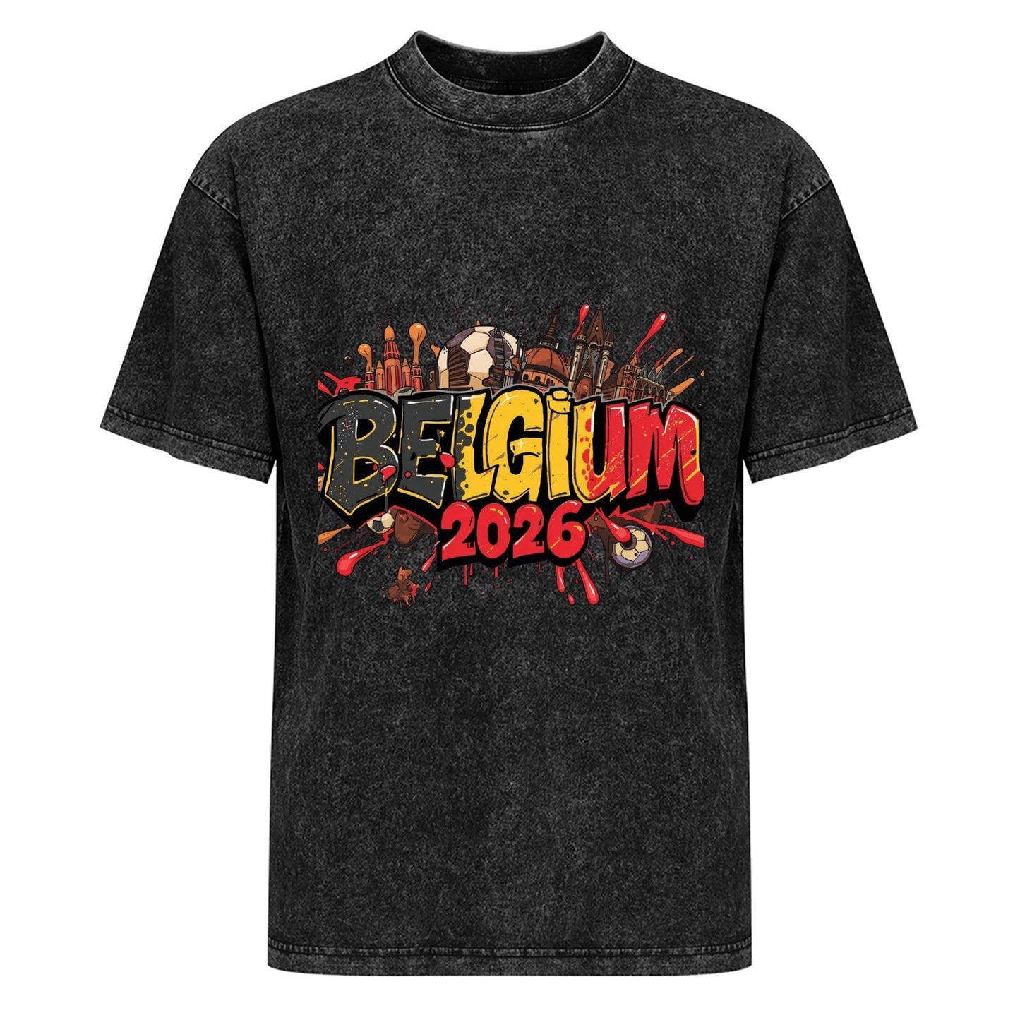 2026 World Cup Cotton T-Shirt Belgium