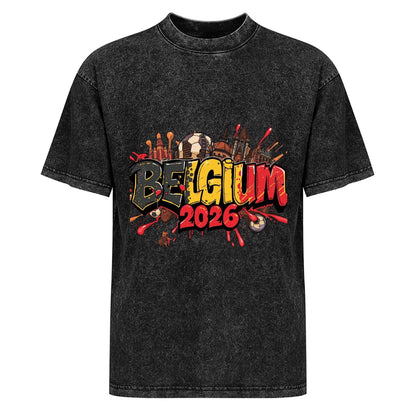2026 World Cup Cotton T-Shirt Belgium