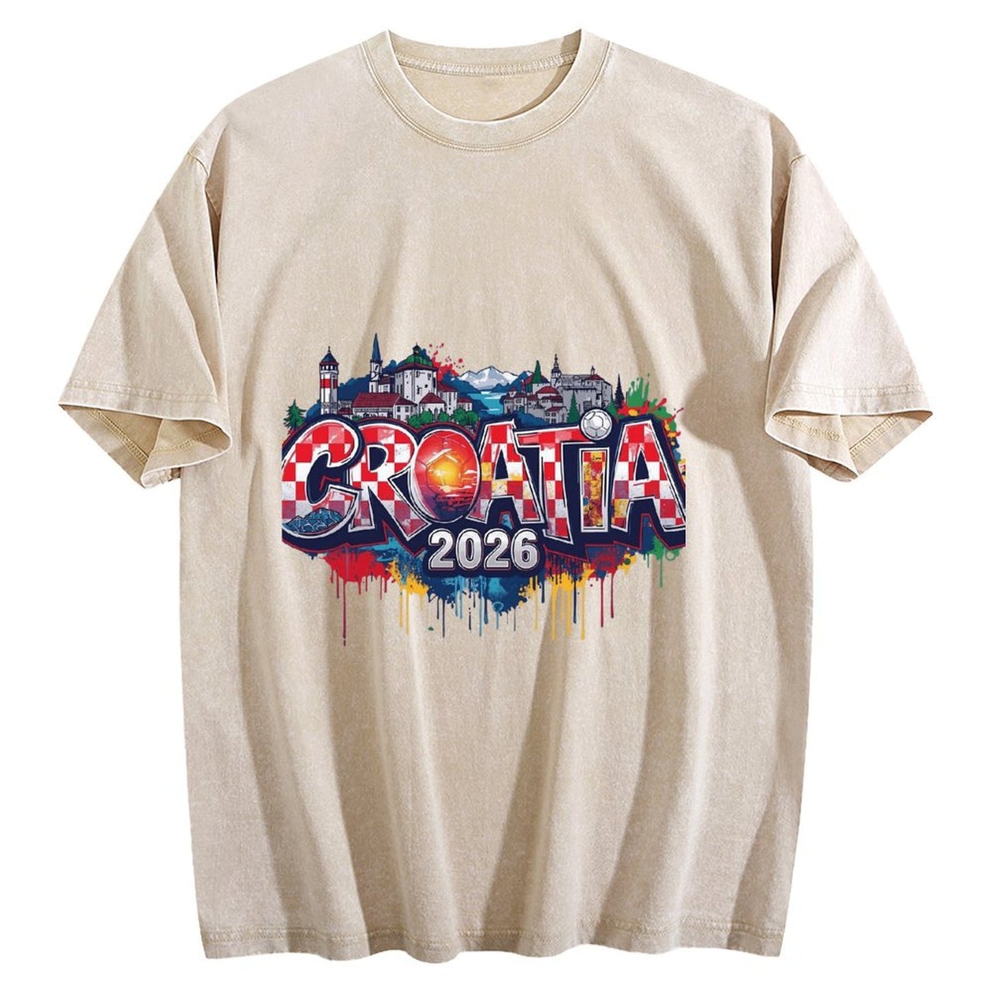 2026 World Cup Cotton T-Shirt Croatia