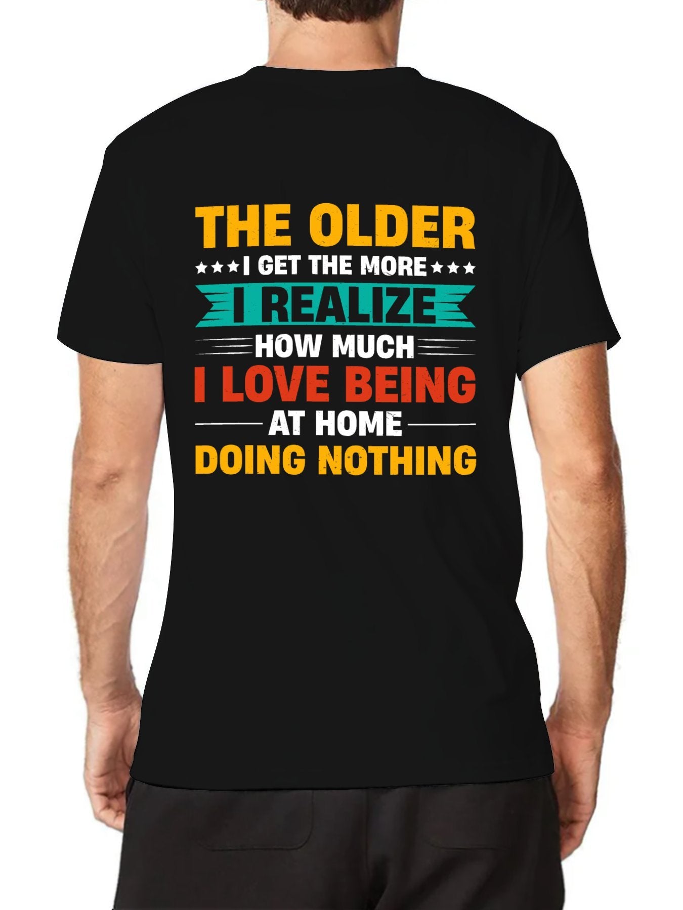 Unisex Cotton T-Shirt with Back Heat Transfer Printxb443sfeu13d
