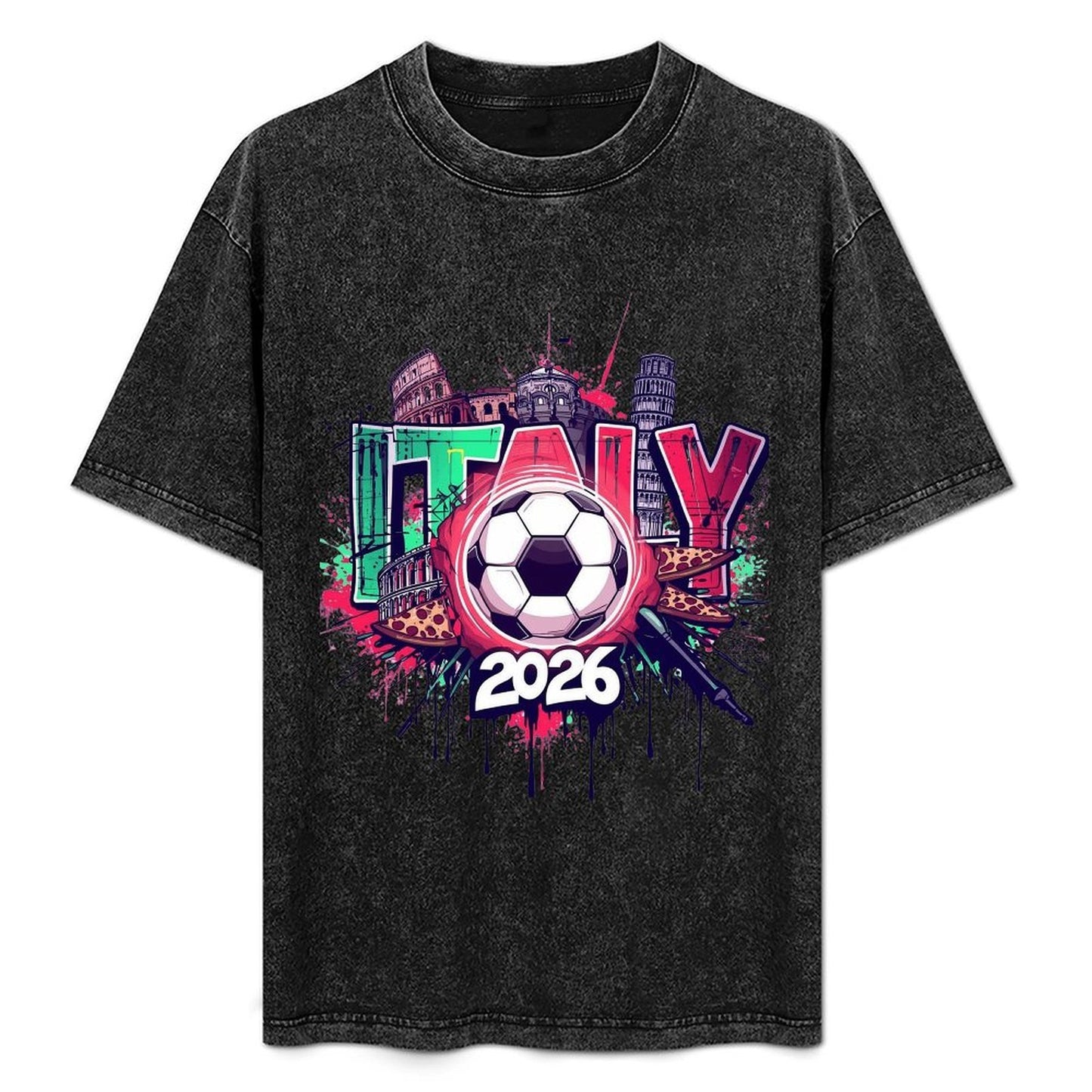 2026 World Cup Cotton T-Shirt Italy