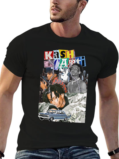 Music Unisex Cotton T-Shirt with Front Heat Transfer Print Xbbxo22yqsr1