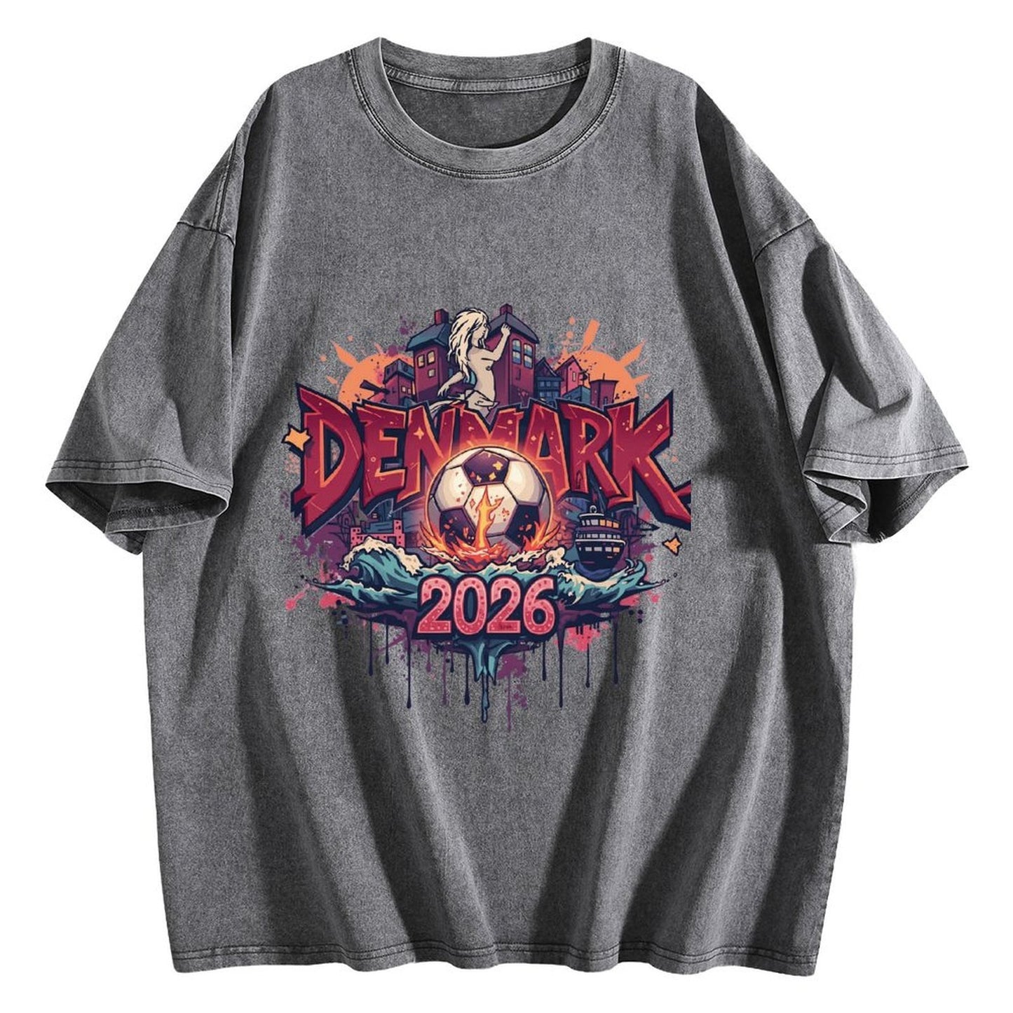 2026 World Cup Cotton T-Shirt Denmark