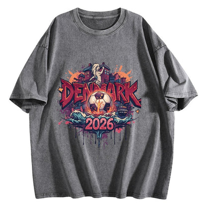 2026 World Cup Cotton T-Shirt Denmark