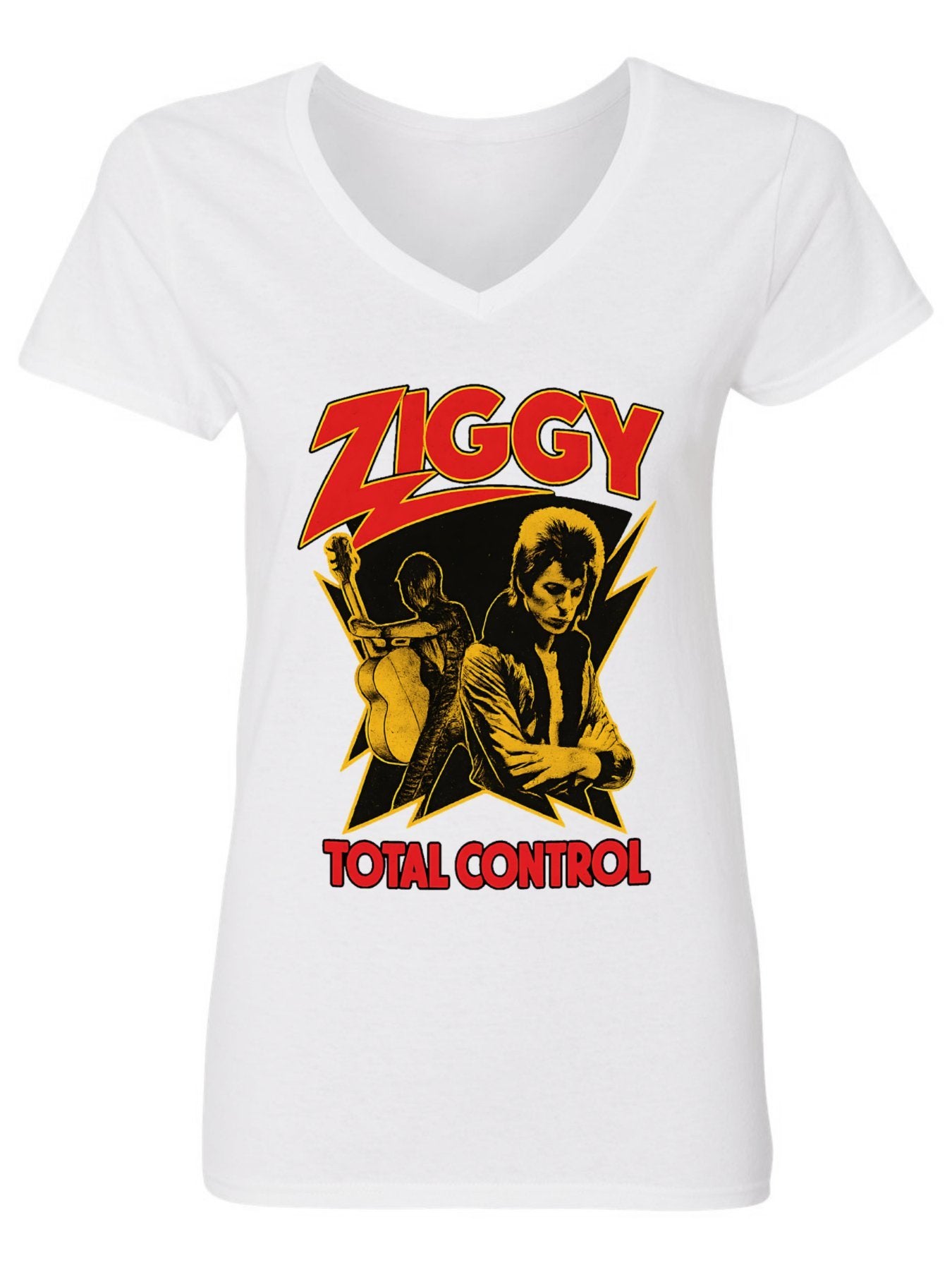 V-neck Women's Cotton T-shirt ZIGGY TOTAL CONTROL
