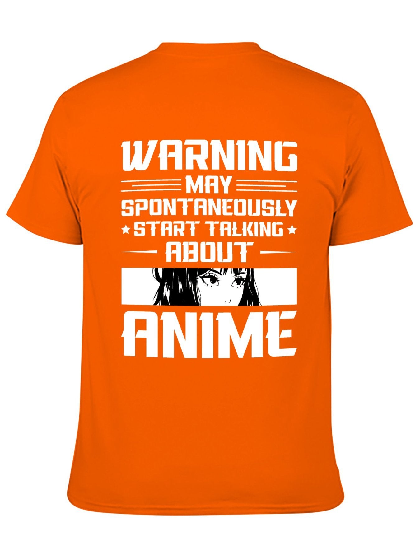 Unisex Cotton T-Shirt with Back Heat Transfer Printxb9hz610bgnc