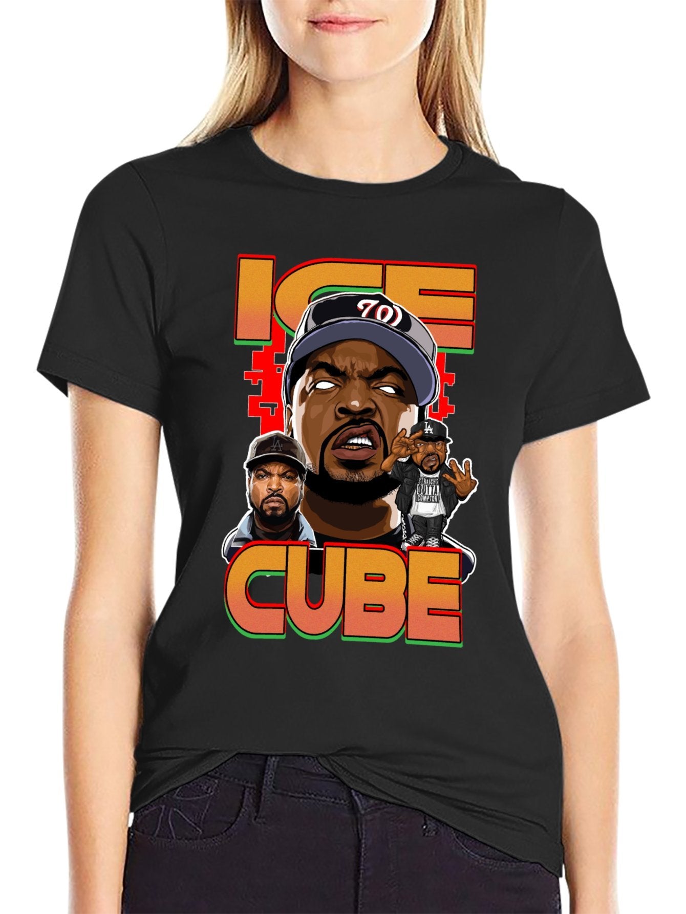 Music Unisex Cotton T-Shirt with Front Heat Transfer Print Xbbxy8n29nxt