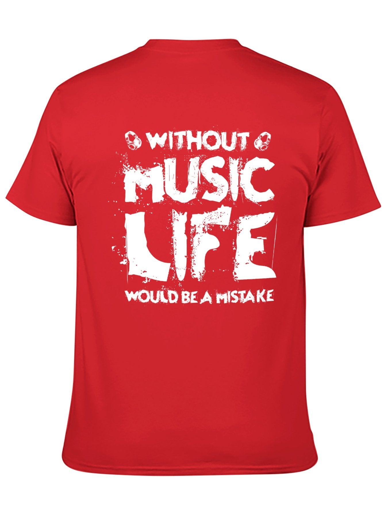 Unisex Cotton T-Shirt with Back Heat Transfer Printxb9hzyf2vhkr
