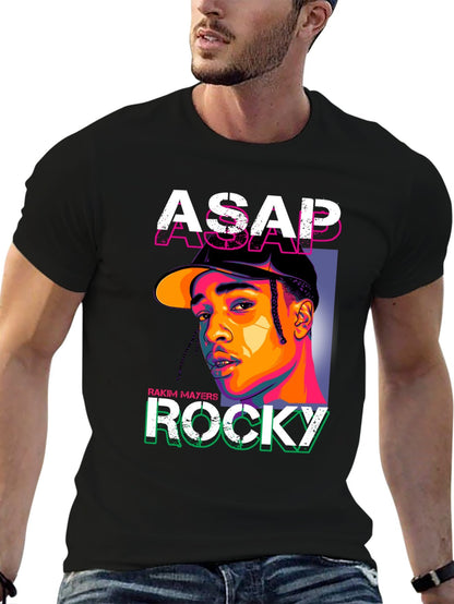 Music Unisex Cotton T-Shirt with Front Heat Transfer Print Xbbxy8mo935v